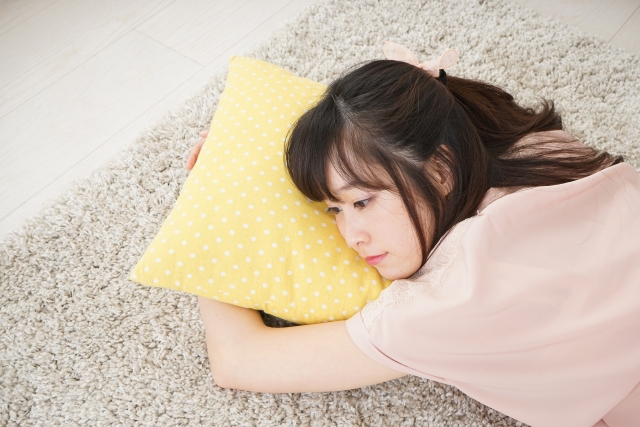 眠れない女性